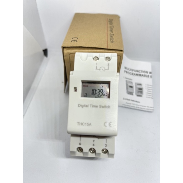 ถูกสุด-timer-switch-thc-15a-220vสินค้าพร้อมส่ง-นาฬิกาตั้งเวลาสินค้าพร้อมส่งในไทยมีสต๊อก
