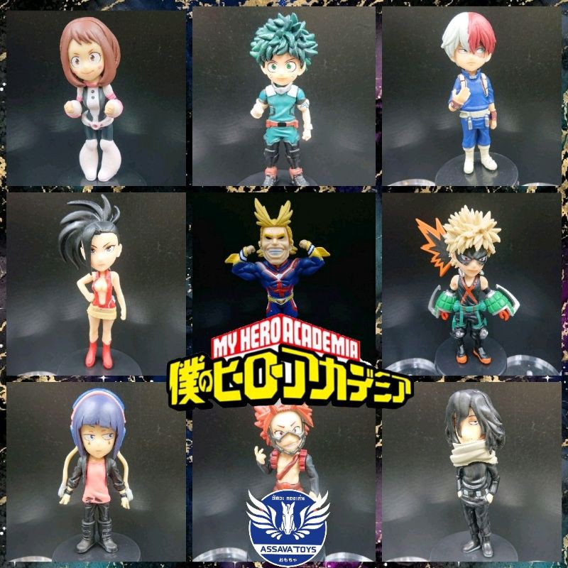 ฟิกเกอร์-โมเดล-my-hero-academia-ขนาด-9-10-cm-9-แบบ-แยกแบบขาย-ราคาถูก-งานจีน-แต่-สวยแบบขั้นเทพ-รับรองว่าถูกใจ