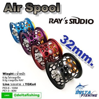 ภาพหน้าปกสินค้าSpool Ray\'s Studio  32mm สำหรับรอก Daiwa Air Series ของแต่งรอก สปูลแต่ง สปูนแต่ง ที่เกี่ยวข้อง