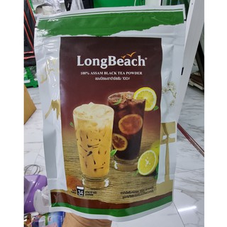 ผงชาดำอัสสัม 100% ตราลองบีช LongBeach