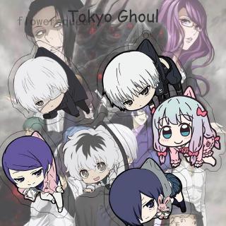 flowersqueen พวงกุญแจ อะคริลิค จี้ห้อยลายการ์ตูน Tokyo Ghoul Kaneki Ken Kirishima Touka