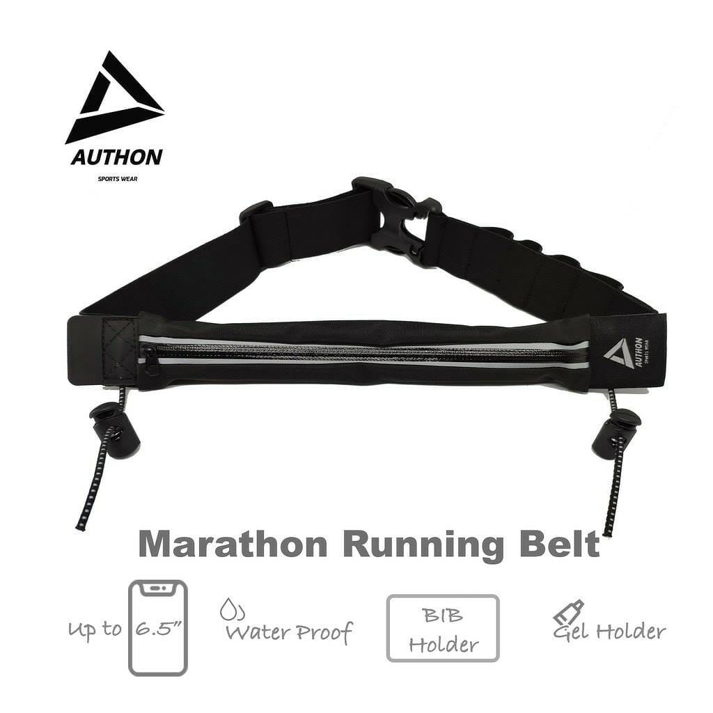 ราคาและรีวิวกระเป๋าคาดเอววิ่ง AUTHON Marathon Running Belt กระเป๋าวิ่ง กันน้ำ