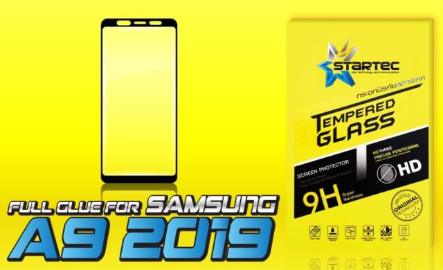 ฟิล์มกระจกนิรภัยเต็มจอ-samsung-a9-2019-a9-2018-a7-2018-ยี่ห้อstartec-คุณภาพดี-ทัชลื่น-ปกป้องหน้าจอได้ดี