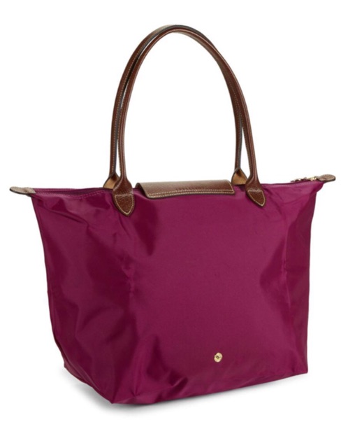 ปลอมยินดีคืนเงิน100เท่าค่ะ-ของแท้มือ1-longchamp-le-pliage-m-long-สี-garnet-สีหายาก-มือหนึ่งป้ายห้อยจาก-king-power