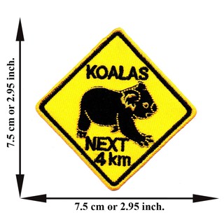 ตัดรีด ตัวรีดติดเสื้อ อาร์มปัก ติดเสื้อปัก ปักเสื้อ DIYลาย koalas