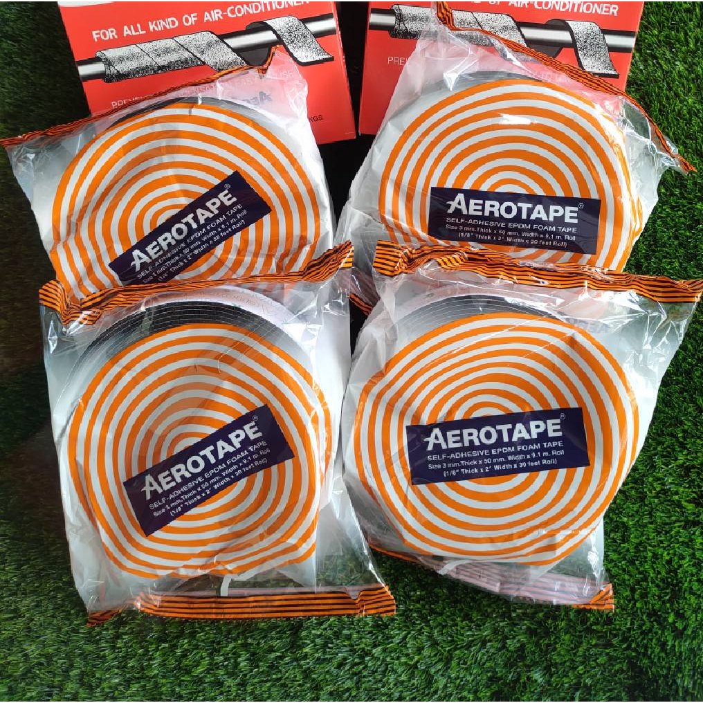 aerotape-แอร์โรเทป-เทปฉนวน-เทปหุ้มท่อแอร์-ยาว-9-1-เมตร