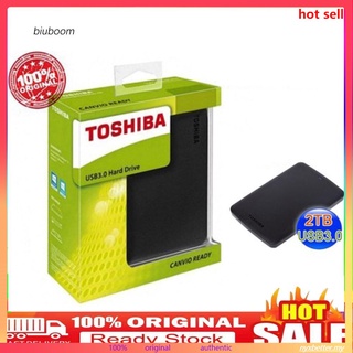 Original TOSHIBA 500GB/1TB/2TB High Speed USB 3.0 External Hard Disk Drive for PC Laptop