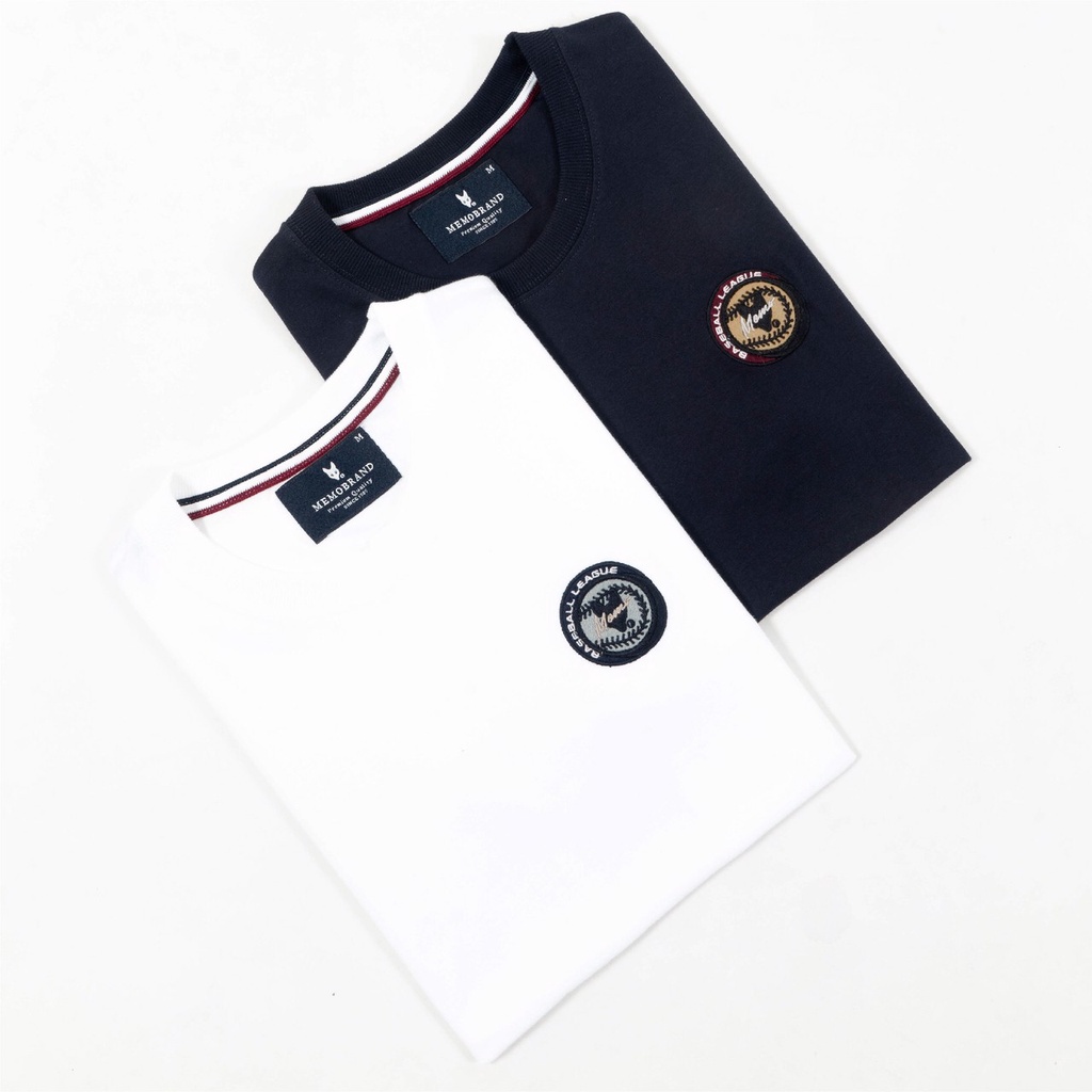 memo-ลดทันที-25-ใส่โค้ด-9memolm-รุ่น-baseball-league-ผู้ชาย-memo-supersoft-guys-งานปักเล็ก
