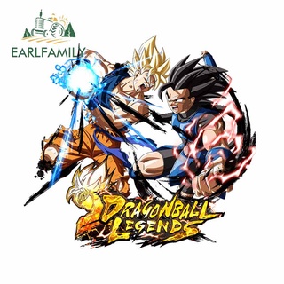 Earlfamily สติกเกอร์ ลายการ์ตูนอนิเมะ Vegeta IV Goku สําหรับติดตกแต่งรถยนต์ แล็ปท็อป สเก็ตบอร์ด กระเป๋าเดินทาง DIY