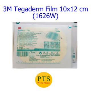 ภาพขนาดย่อของภาพหน้าปกสินค้า3M Tegaderm 10x12 cm แผ่นฟิล์มใสกันน้ำ (1626W) (1 แผ่น) จากร้าน pts.worldmedic บน Shopee