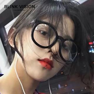 0 ~ -6.00 Tiktok แฟชั่น สไตล์เกาหลี ใหม่ สายตาสั้น แว่นตา สําหรับผู้หญิง ผู้ชาย ป้องกันแสงสีฟ้า ทุกเพศ สีดํา ย้อนยุค ป้องกันรังสี กรอบแว่นตาพลาสติก สายตาสั้น