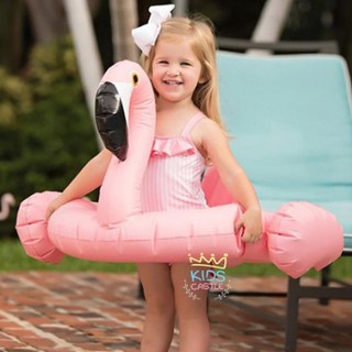 ห่วงสอดขา ห่วงยางเด็กสอดขา ฟามิงโก้สีชมพู Flamingo Baby Pool Float