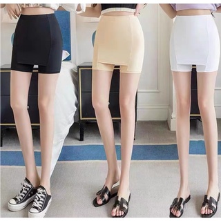 diary(B014)กางเกงเลกกิ้งขาสั้น กางเกงซับใน leggings เลิกกิ้งแบบใหม่สองชั้น