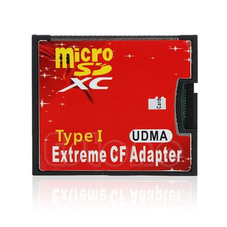 อะแดปเตอร์อ่านการ์ด แปลงการ์ด Micro SD SDHC TF เป็น CF Type I Flash