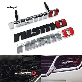 Cute_fashion Nismo สติกเกอร์โลหะ 3 มิติ สำหรับติดรถยนต์