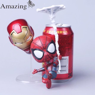 ฟิกเกอร์ Marvel Legends Homecoming Iron Man &amp; Spiderman