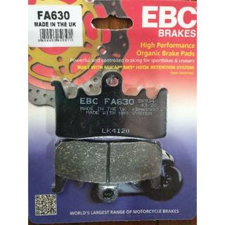 ผ้าเบรค EBC Brakes รุ่นถนน, Trackday /ผ้าหน้า BMW F800 ,R1200, S100XR, Ducati Monster, Scrambler 800, Triumphh Tiger1200