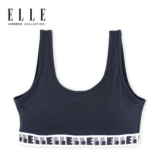 ELLE Lingerie Crop Top เสื้อบังทรงดีไซน์สปอร์ตแบบสวมหัวรุ่น LH3316