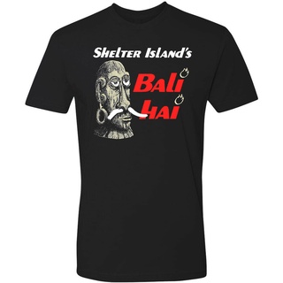 [100% Cotton] เสื้อยืด ผ้าฝ้าย พิมพ์ลาย Bali Hai Shelter Island Christmas แฟชั่นสําหรับร้านอาหาร บาร์