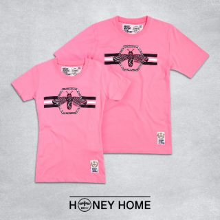 Beesy เสื้อยืด รุ่น Honey home สีชมพู