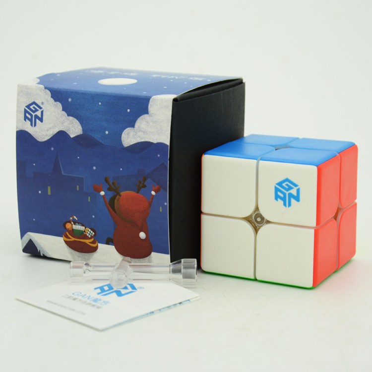 Gan 249 V2/V2 M แม่เหล็ก 2X2 Magic cube GAN249 V2 2X2 ความเร็ว cube GAN ...