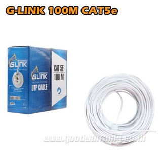 ภาพหน้าปกสินค้าGLINK สายแลนในอาคารคุณภาพดี แบบกล่อง 100เมตร UTP Cable Cat5e 100M ที่เกี่ยวข้อง