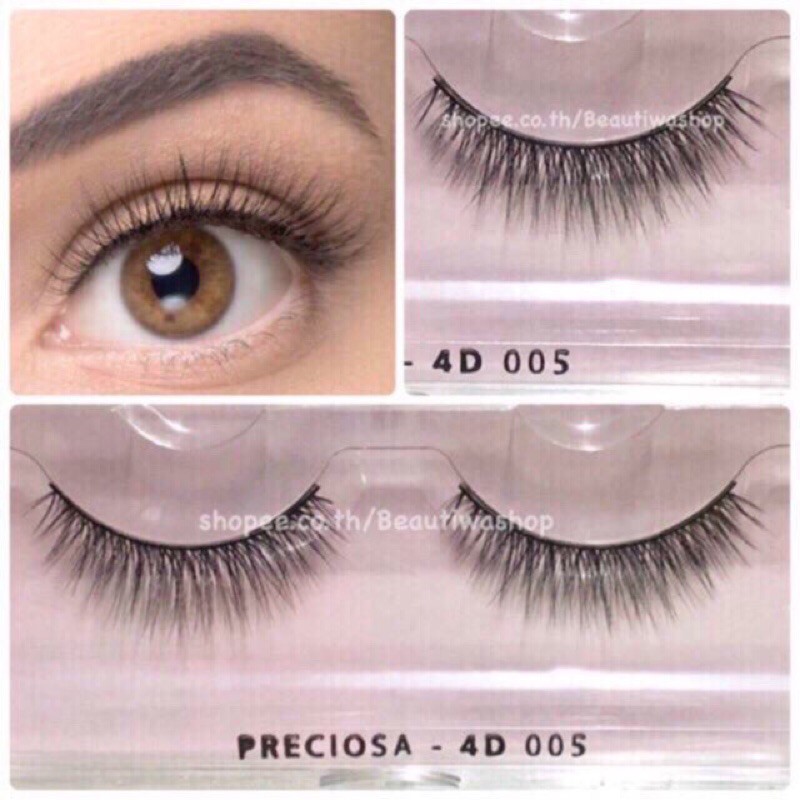 ขนตาปลอม-preciosa-รุ่น-4d-nature-clear-ขนตา-4-มิติ-ที่ให้คุณดูสวย-สดใส-มีเสน่ห์มากขึ้น-หลากหลายแบบเลือกสวยมั่นใจในแบบคุณ