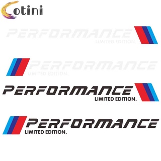 สติกเกอร์สะท้อนแสง M Performance Limited Edition สําหรับติดตกแต่งประตูรถยนต์ จํานวน 2 ชิ้น