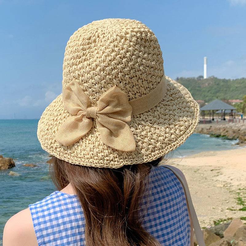 ylw-shopหมวกถักหมวกแฟชั่นผู้หญิงน่ารักๆ-ใส่เที่ยวทะเล-เที่ยวคาเฟ่พร้อมส่งด่วนจากไทย-s027