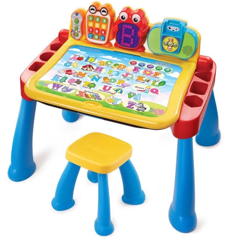 โต๊ะกิจกรรมสำหรับเด็ก-ยี่ห้อ-vtech-touch-and-learn-activity-desk-deluxe