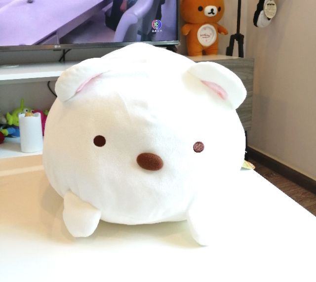 sumikko-gurashi-xl-shirokuma-white-bear-and-mochi-daifuku-penguin-with-tag-pillow