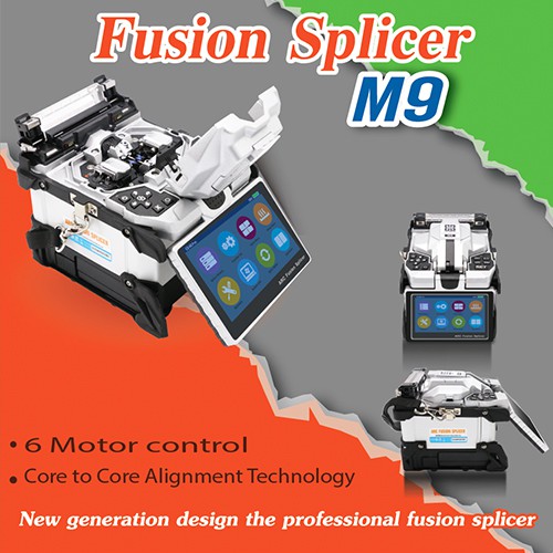 เครื่องเชื่อมสายไฟเบอร์ออฟติก-fusion-splicer-fiber-optic-รุ่น-m9