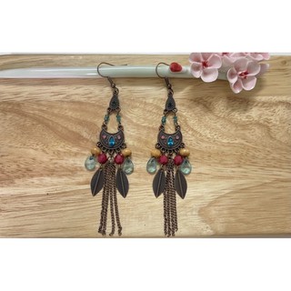 Ethnic Boho Earrings ต่างหูโบฮีเมี่ยนสไตล์วินเทจ