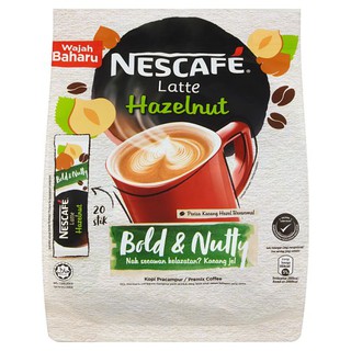 Nescafé Latte Hazelnut Premix Coffee 20 Sticks x 24g