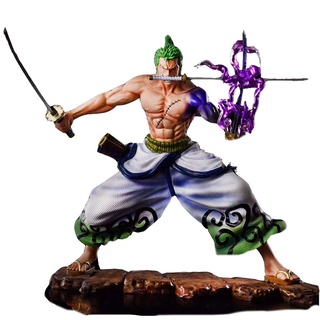 ใหม่ โมเดลฟิกเกอร์ PVC อนิเมะวันพีช Fighting Ver.Roronoa Zoro ขนาด 20 ซม. ของขวัญ สําหรับตกแต่ง