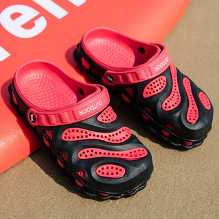 Socrs รองเท้าชายหาด ระบายอากาศ ใส่สบาย ขนาดใหญ่ สไตล์เกาหลี สําหรับผู้ชาย ไซซ์ 44 45 46