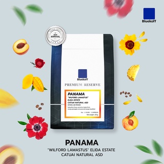 Bluekoff เมล็ดกาแฟ Panama "Wilford Lamastus" Elida Estate Catuai Natural ASD Arabica100% (บรรจุ 250 กรัม) คั่วตามรอบ