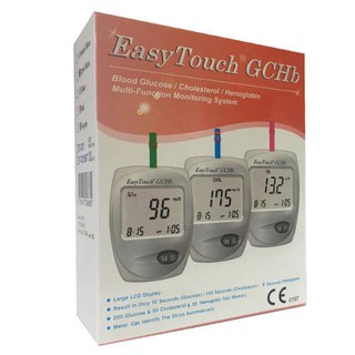 easytouch เครื่องตรวจวัดระดับน้ำตาลกลูโคส/ไขมันคลอเรสเตอรอล/ฮีโมโกลบินในเลือด