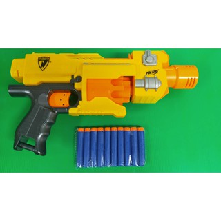 Nerf N-Strike Barricade RV-10 ปืนเนิฟราคาถูกยิงแบบ เซมิ-ออโต้ลูกโม่10นัด