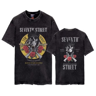 เสื้อฟอกวินเทจ 7th Street แบบโอเวอไซส์ (Vintage Oversize) รุ่น V-GNS002