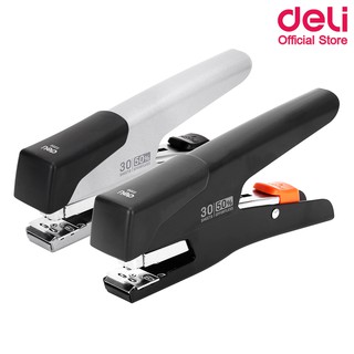 Deli 0358 Effortless Plier Stapler เครื่องเย็บกระดาษประหยัดแรงเย็บได้ 30 หน้า เครื่องเย็บกระดาษ ที่เย็บกระดาษ แม็ค แม็ก