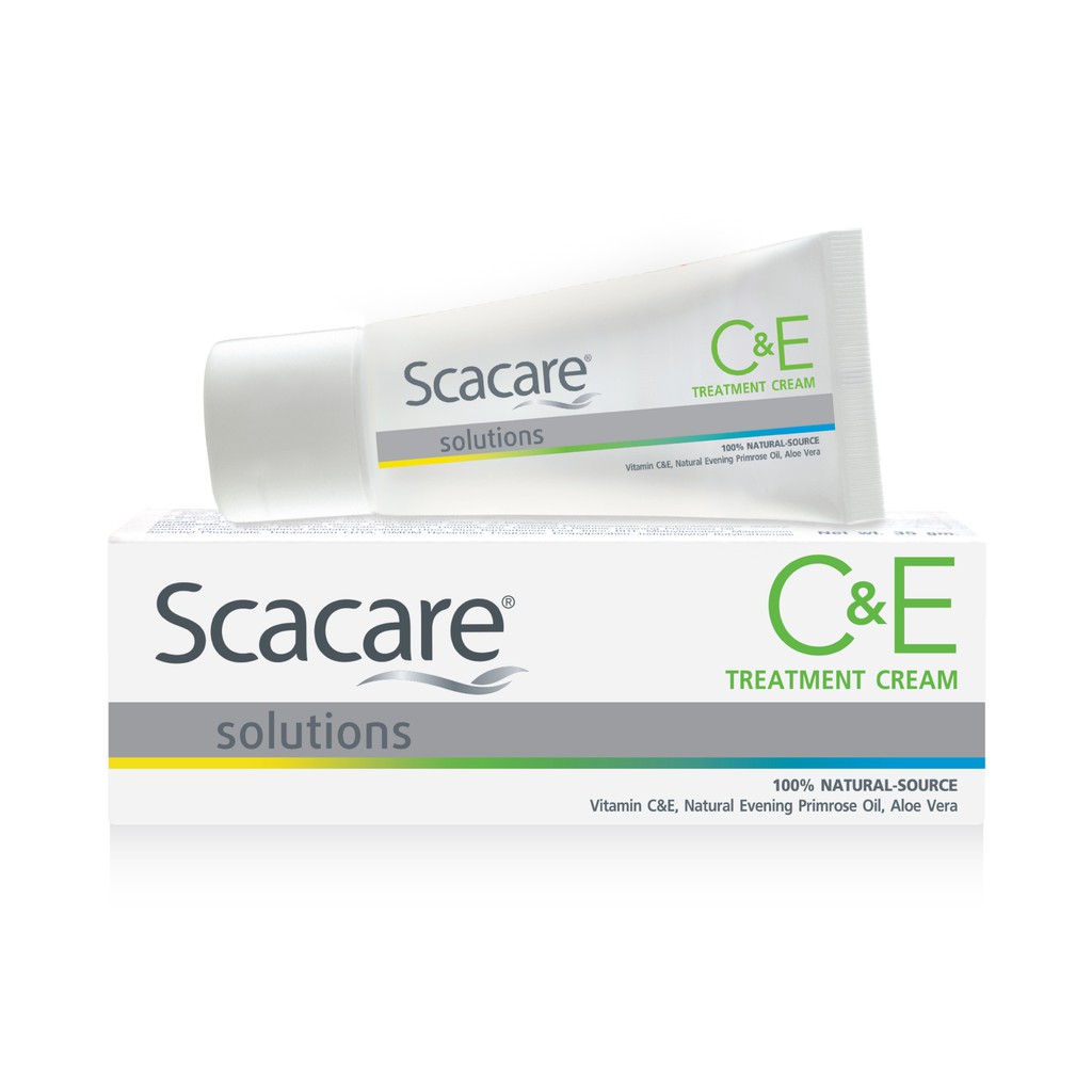 สกาแคร์-c-amp-e-โซลูชั่น-ซีแอนด์อี-ทรีทเม้นท์-ครีม-ขนาด-35-กรัม-2-กล่อง-ลดเลือนริ้วรอยแผลเป็น-จุดด่างดำ