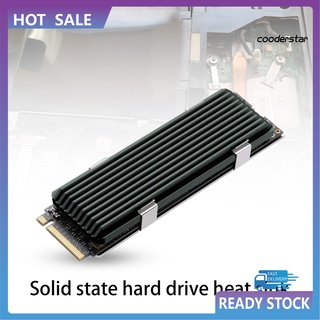 COOD-st 1 Set SSD Radiator High-temperature Resistant Professional Buckle Design 2280 NVMe SSD Heat Sink for Desktop