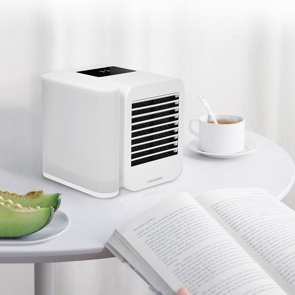 พร้อมส่ง-xiaomi-eco-chain-microhoo-แอร์ตั้งโต๊ะ-พัดลมไอเย็น-พัดลม-personal-air-cooler