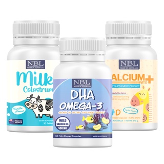 ภาพขนาดย่อของสินค้าNBL DHA Omega-3 + Calcium + Vit D + Milk Colostrum เสริมสร้างพัฒนาการอย่างครบถ้วน พร้อมเสริมภูมิคุ้มกัน