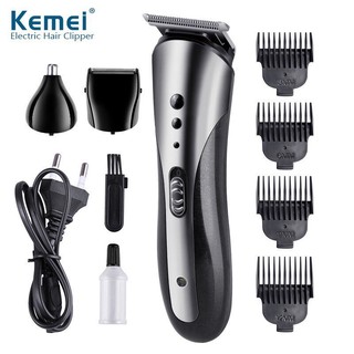 Kemei KM-1407 ปัตตาเลี่ยนโกนหนวด ที่ตัดขนจมูก 3in1 ในเครื่องเดียว Professional Hair Clipper