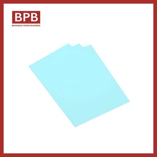 กระดาษการ์ดสี A4 สีฟ้า- BP-Azul Pastel ความหนา 180 แกรม บรรจุ 10 แผ่นต่อห่อ แบรนด์เรนโบว์