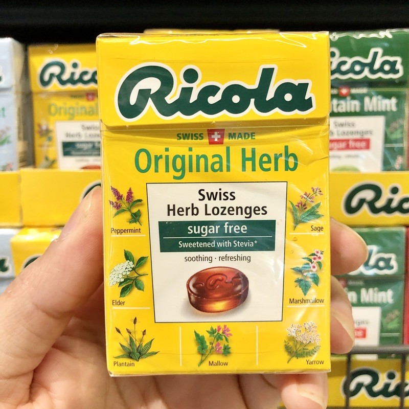 ริโคลา-ลูกอมสมุนไพร-ปราศจากน้ำตาล-40กรัม-ออริจินอล-เฮิร์บ-original-herb