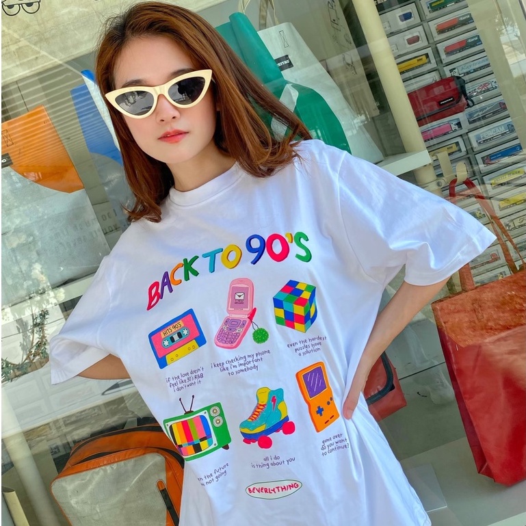 เสื้อยืดโอเวอร์ไซซ์-90s-collection-ลายออกแบบเองจากทางร้าน