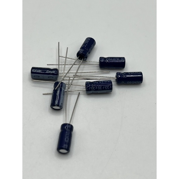 แพ็ค-5ตัว-capacitor-c-33uf-10v-16v-25v-35v-50v-63v-100v-250v-450v